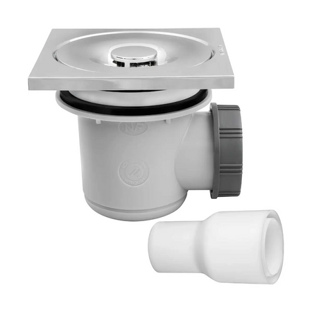 Square shower waste 60mm