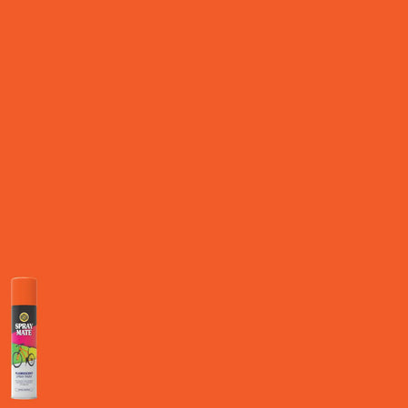 Fire orange spray paint