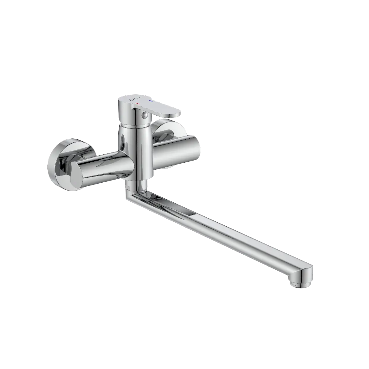 Wall mounted sink mixer