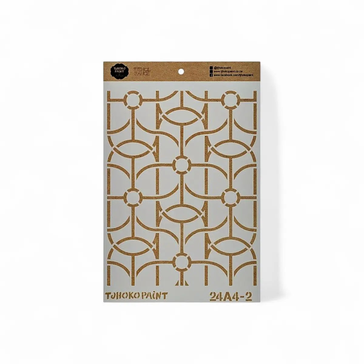 Tjhoko Paint 2024-A4-2 Modern Mosaic Paint Stencils