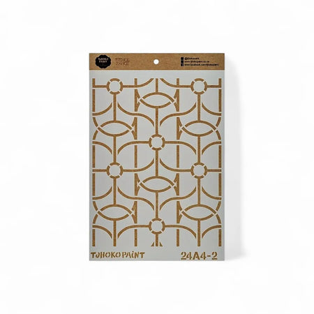 Tjhoko Paint 2024-A4-2 Modern Mosaic Paint Stencils