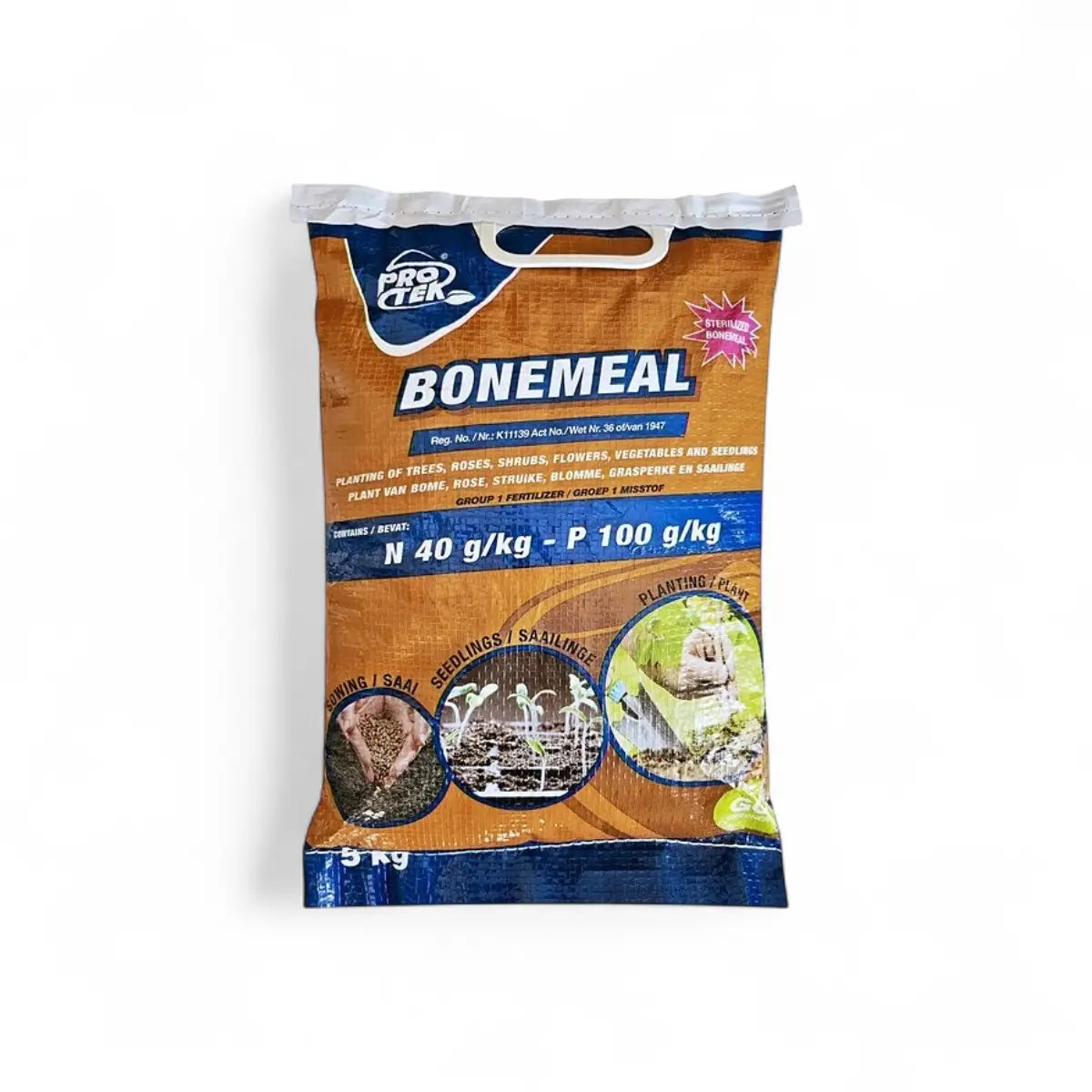 Protek Bonemeal / Beenmeel 5Kg Fertilizer