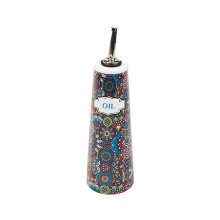 Ceramic olive oil bottle