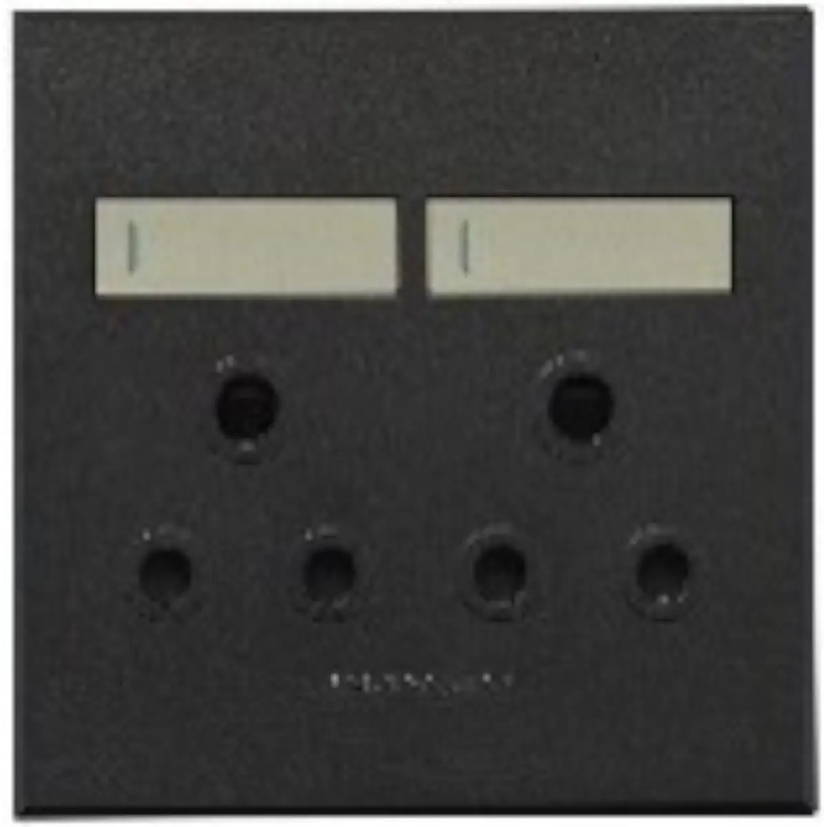 Double socket outlet 100mm