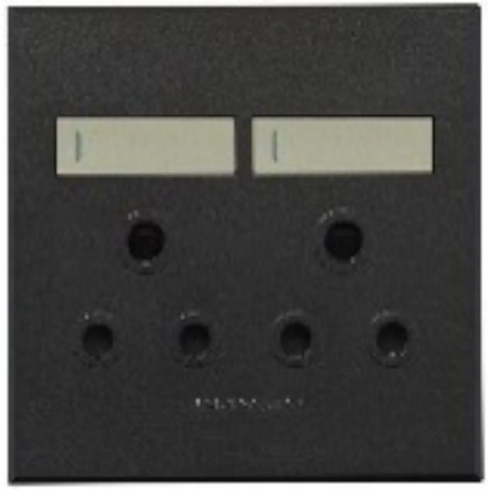 Double socket outlet 100mm