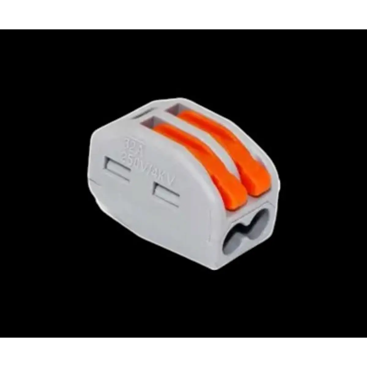 Grey orange reusable connector