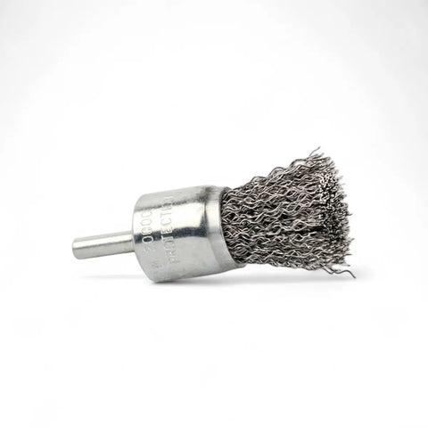Wire Port Brush With 6mm Shaft - 25mm