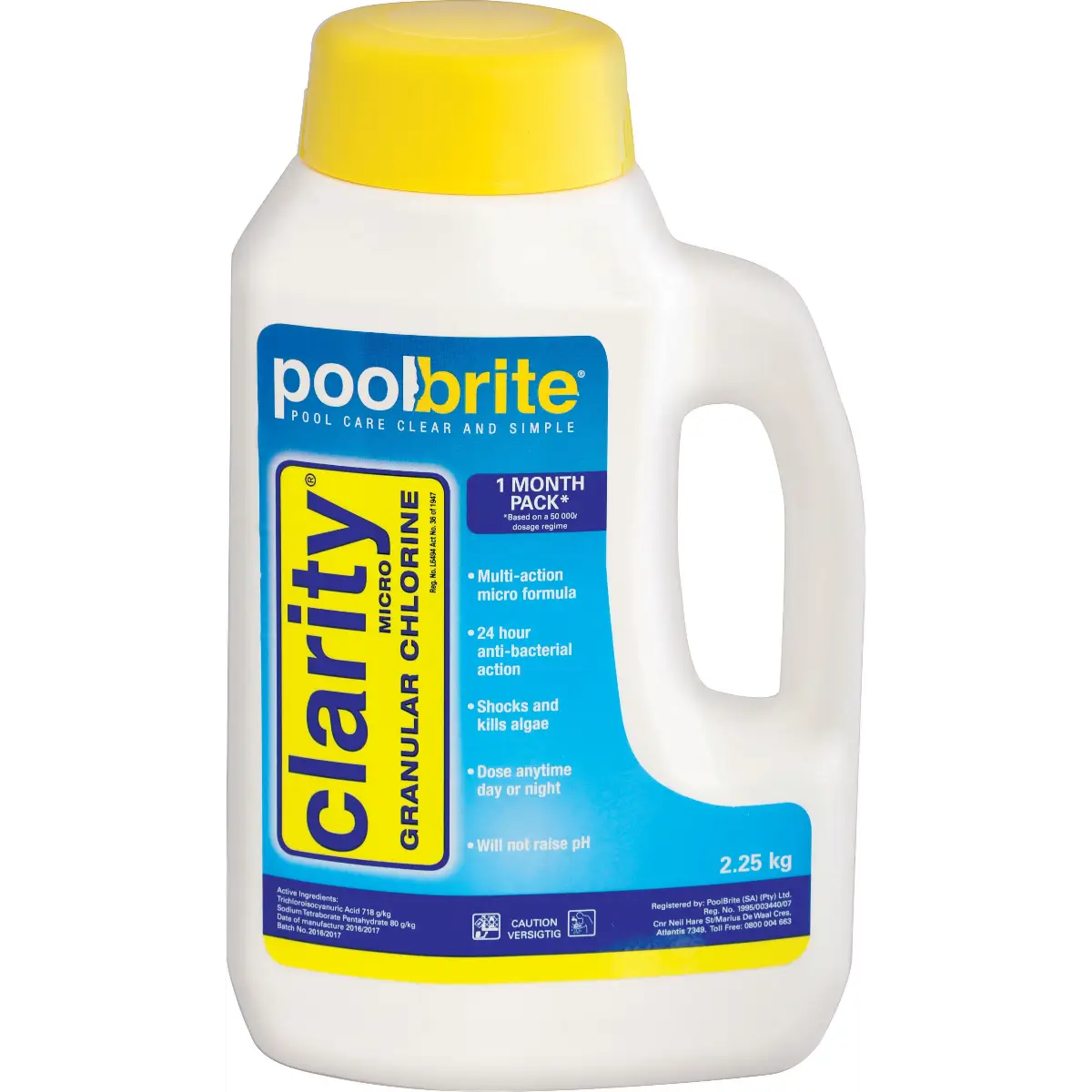 Pool acid granules 225kg micro