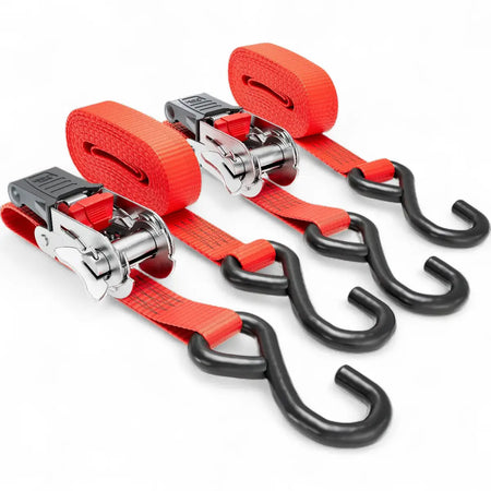 Quickload Standard Tie-Down Strap (800Kg) - 4.5M X 25mm (2-Pack)