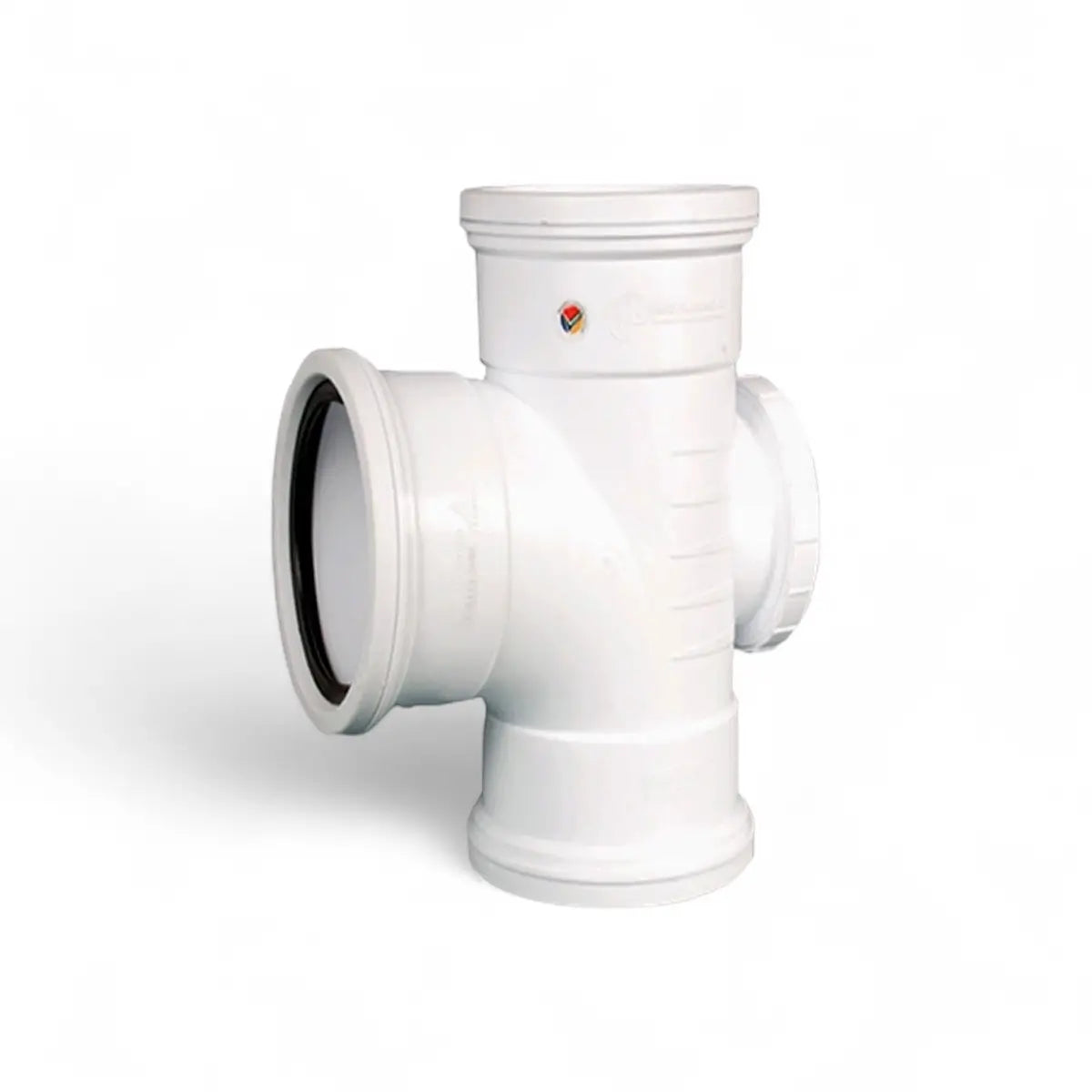110mm X 90-Degree Soil/Vent Tee Junction With Inspection Eye