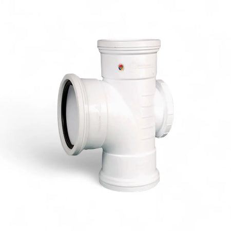110mm X 90-Degree Soil/Vent Tee Junction With Inspection Eye