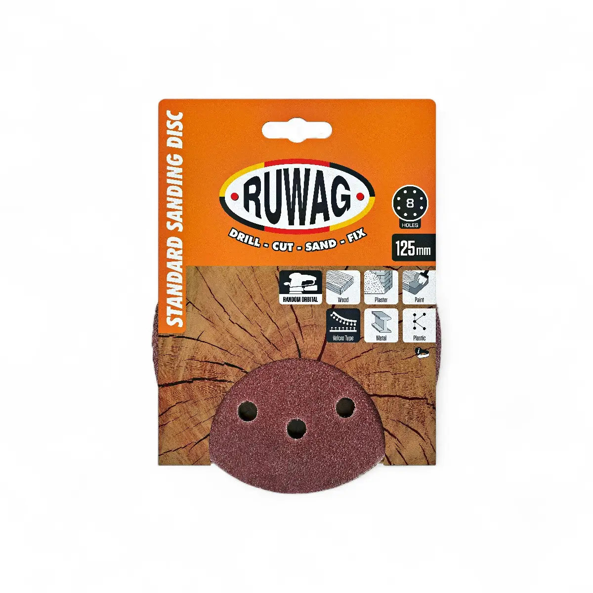 Random Orbital Sanding Disc 125mm