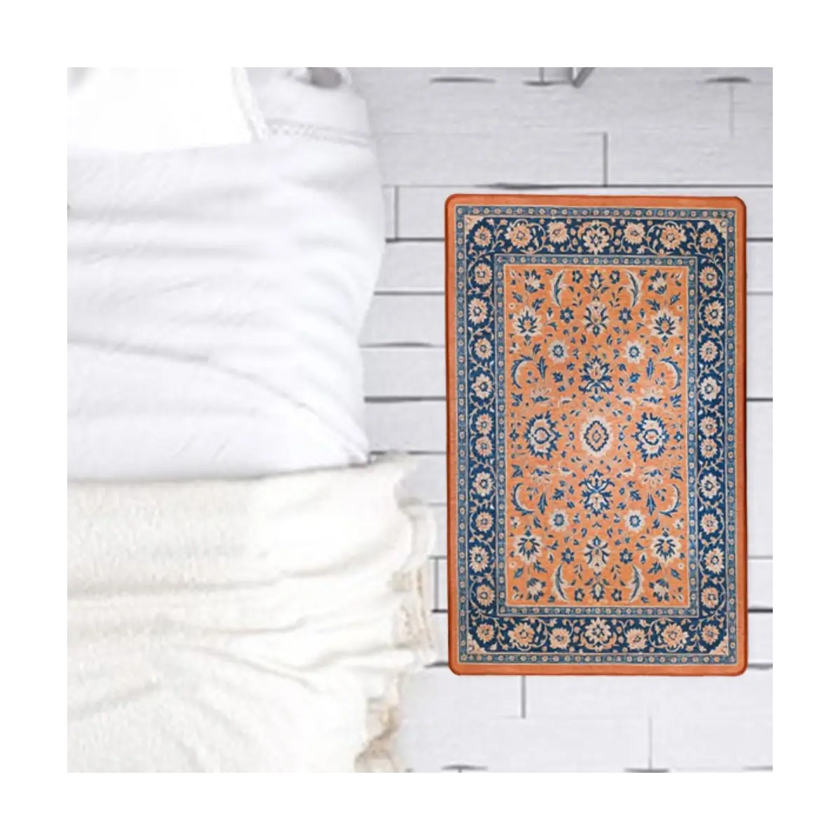 Ethnic pattern floor mat