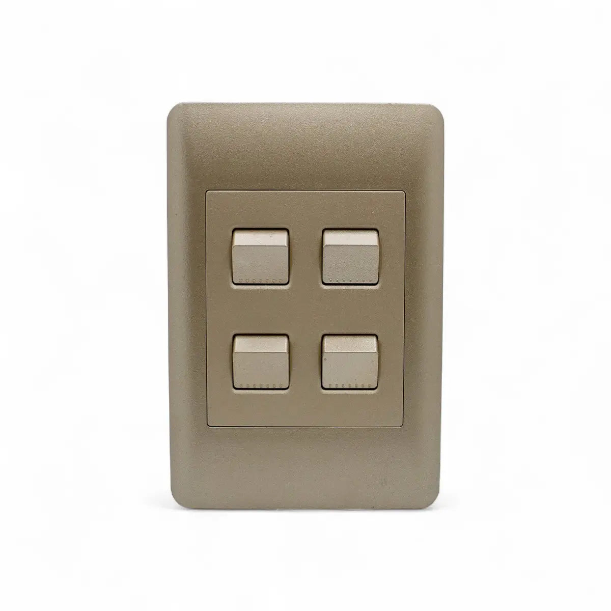 Lesco Apollo 100X50Mm 4Lever 1W Elegant Gold Light Switches