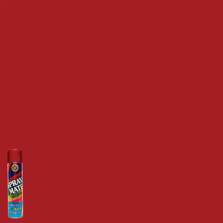 Post office red spray paint