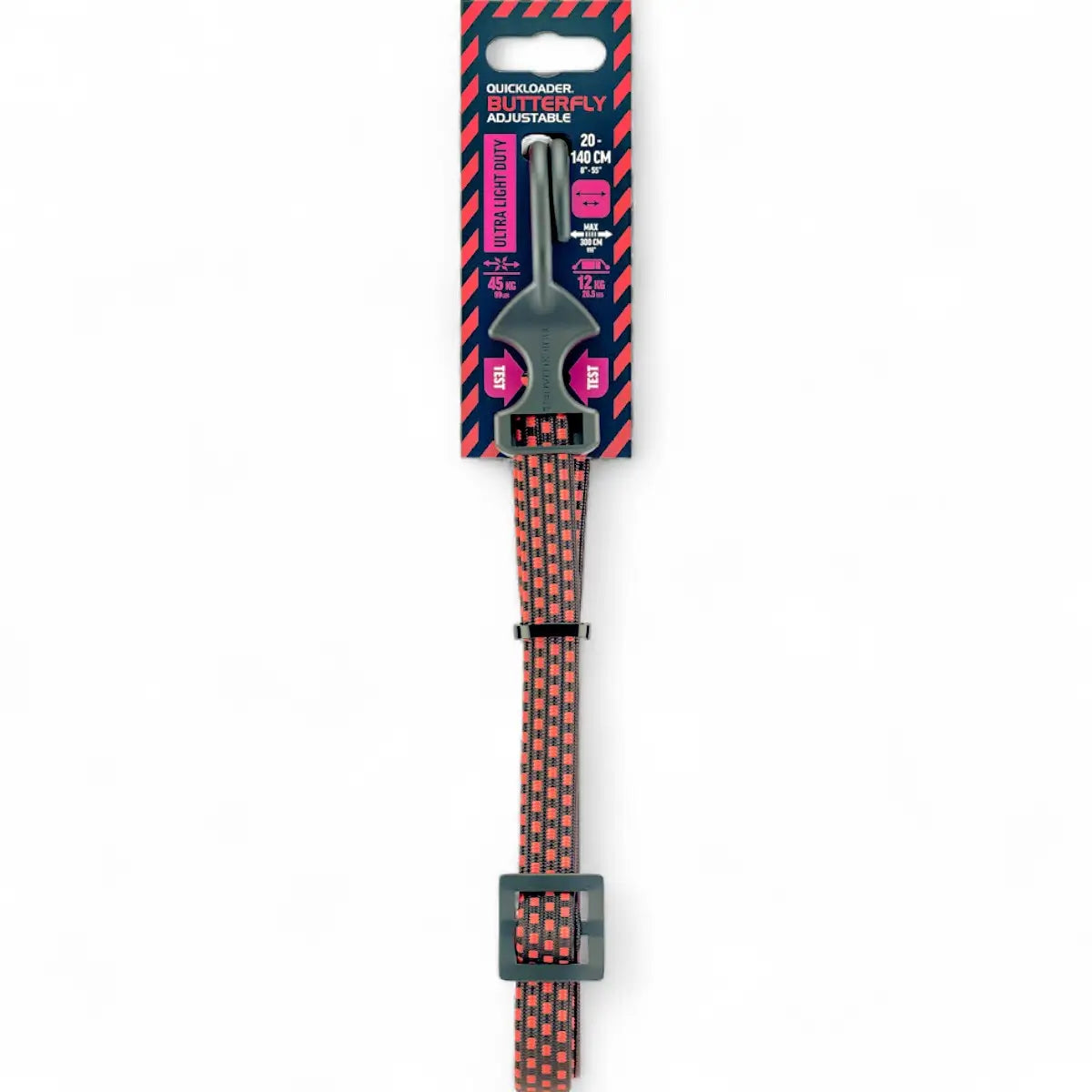 Quickload Butterfly Adjustable Flat Bungee Cord (45Kg) - 140Cm X 18mm