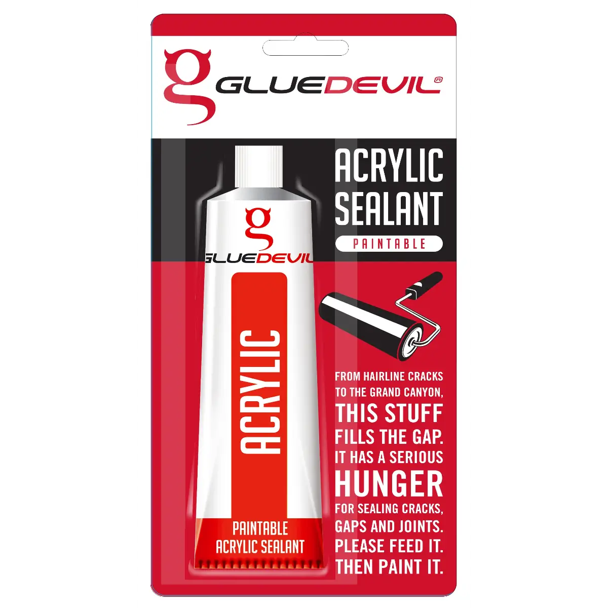 Paintable acrylic sealant tube