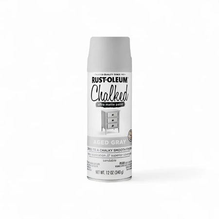 Chalked Ultra Matte Spray Paint - Aged Gray - 340G