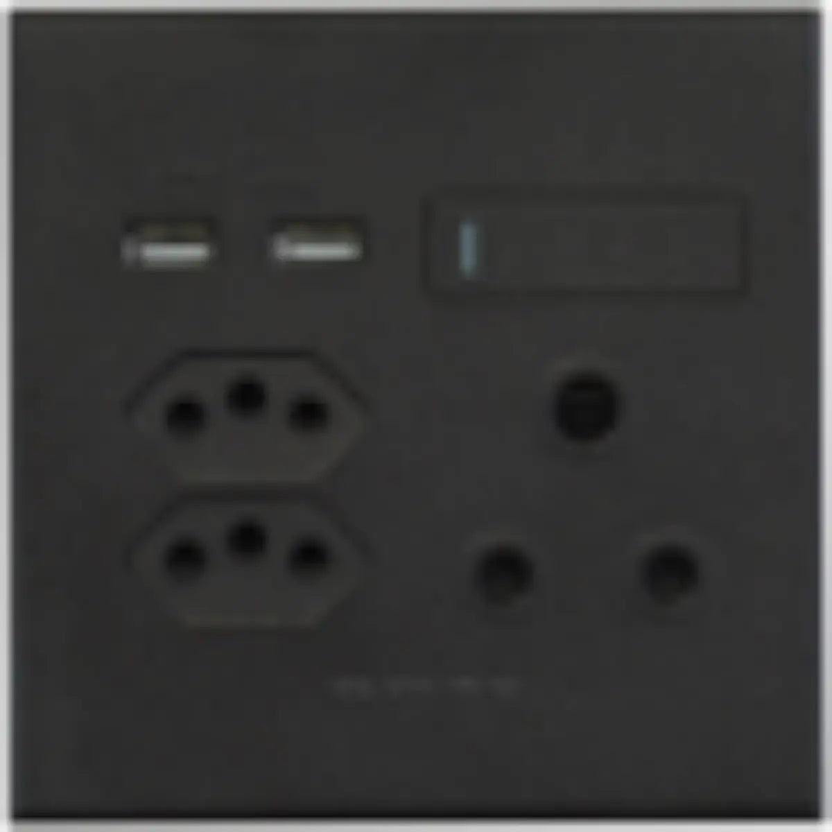 Double USB wall socket