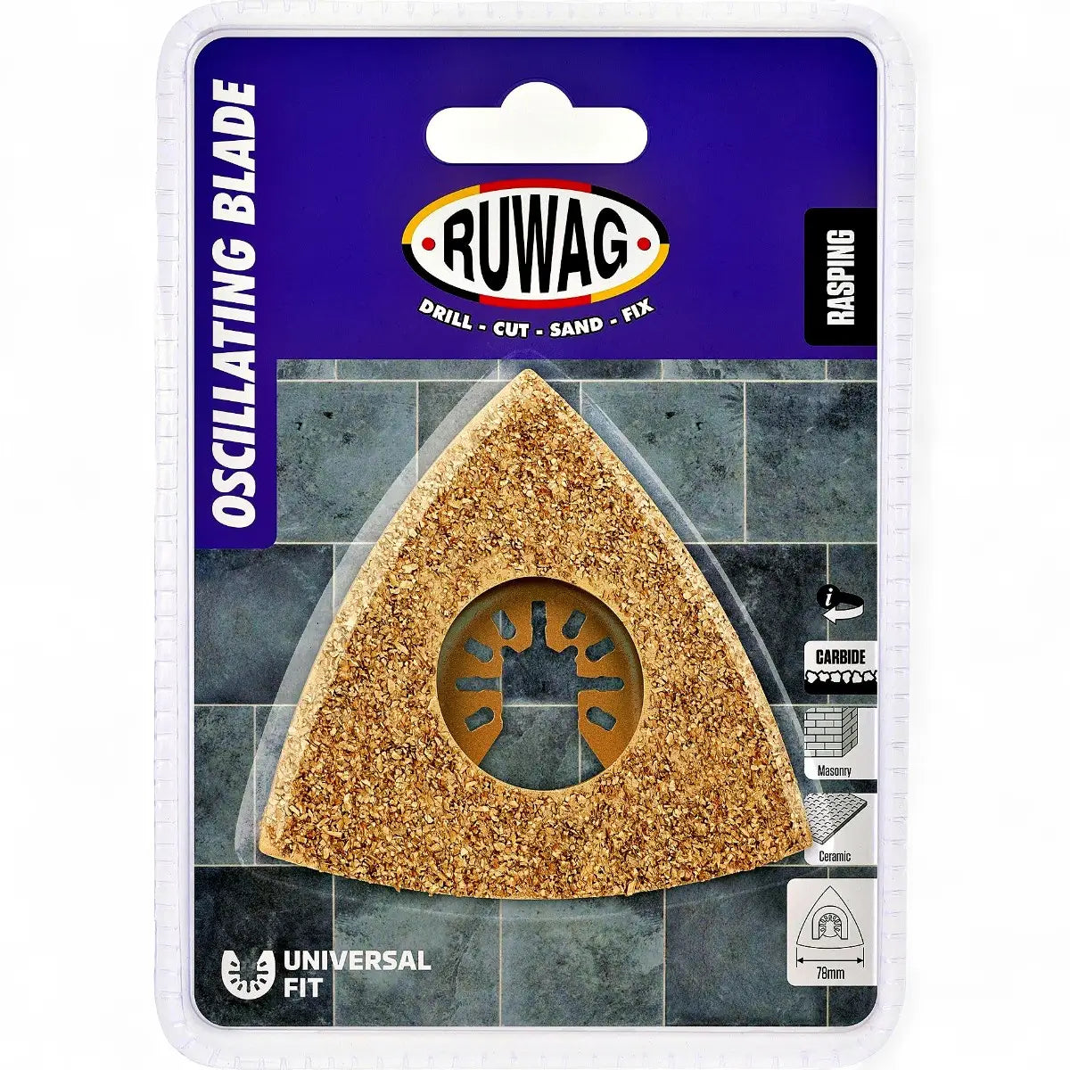 Oscillating Multi-Tool Delta Blade For Ceramic - 78mm