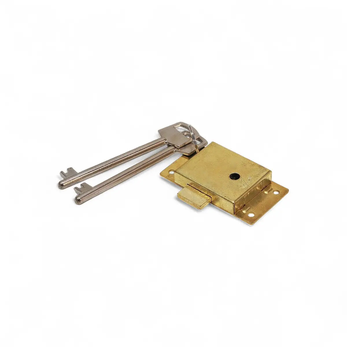Brass Plated Cupboard Lock (Single)