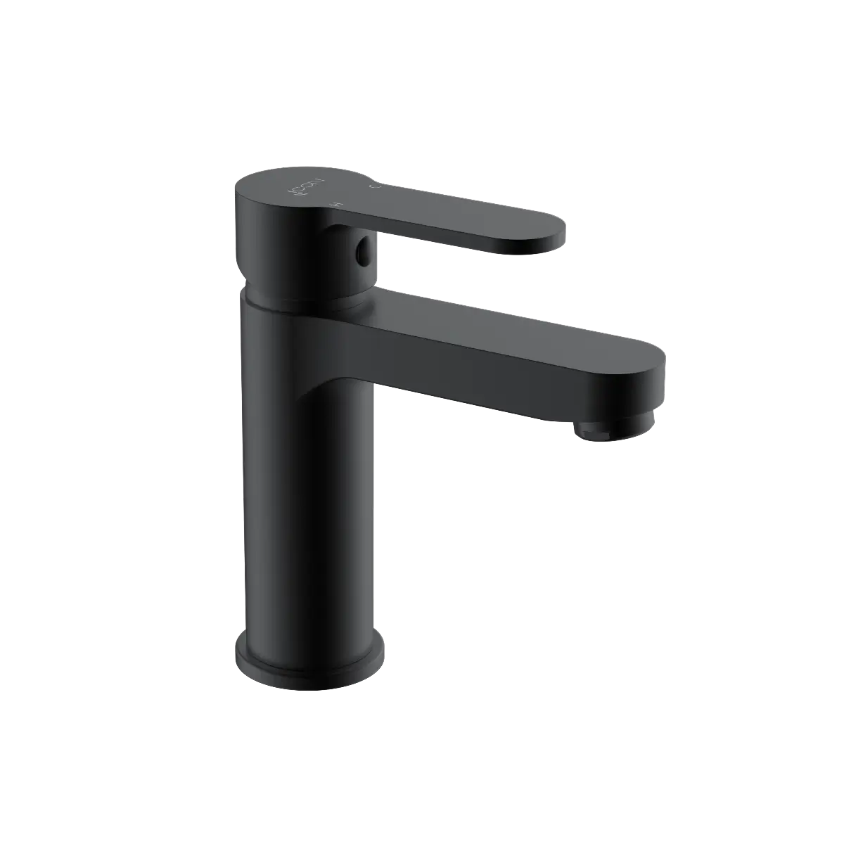 Black basin mixer tap