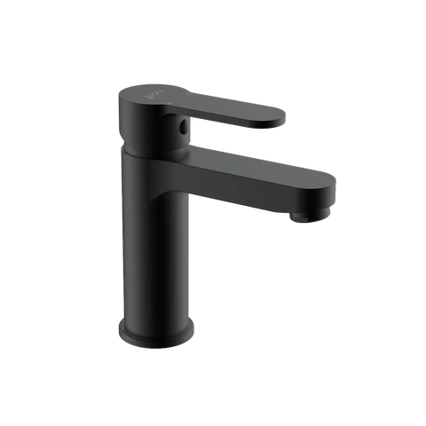 Black basin mixer tap