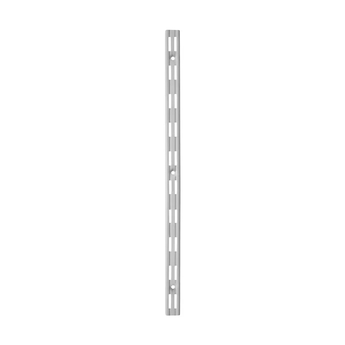 Silver double slot wall bracket