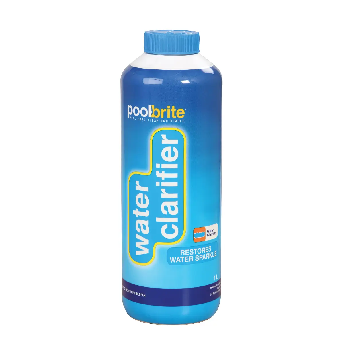 Pool clarifier acid bottle 1L