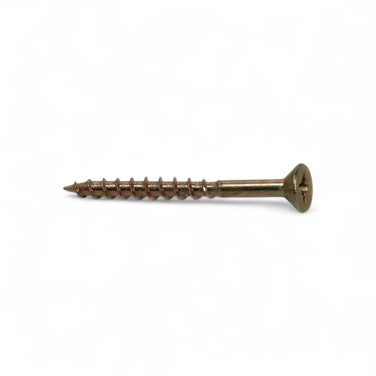 Yellow Passivated Chipboard Screw (400-Pack)