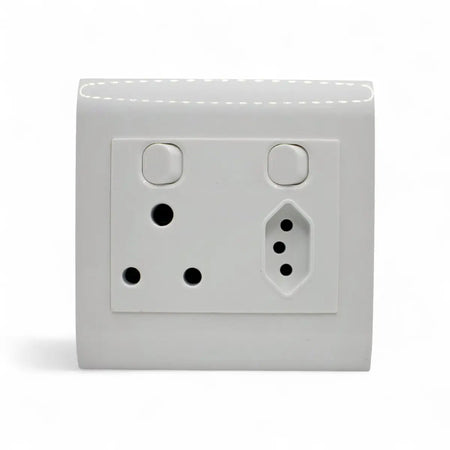 Lesco 100X100Mm 2Pin + 16A Socket Pipelli Switch Socket