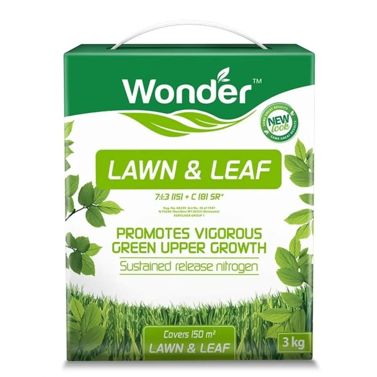 Lawn and leaf fertilizer bottle
