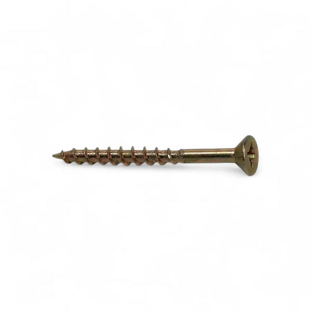 Yellow Passivated Chipboard Screw (25-Pack)