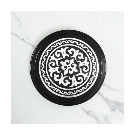 Stackable flat cake plate