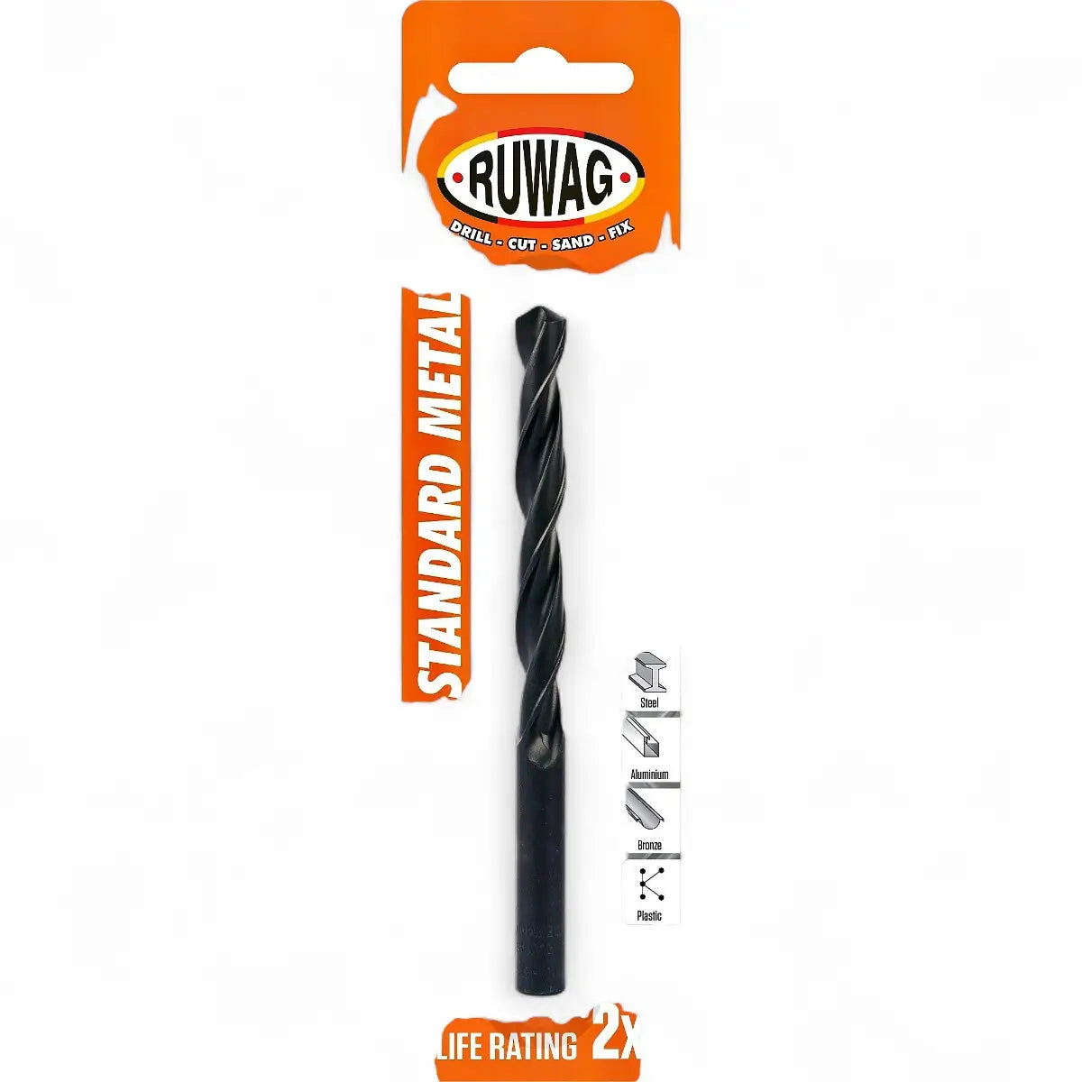 Standard Metal Drill Bit (Carded)