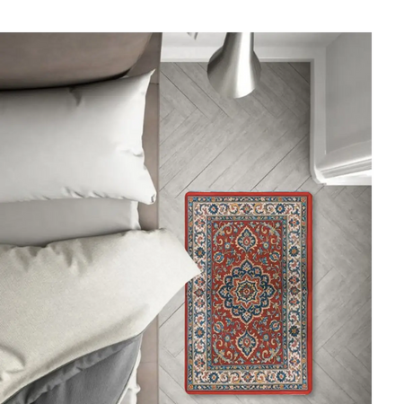 Ethnic pattern floor mat