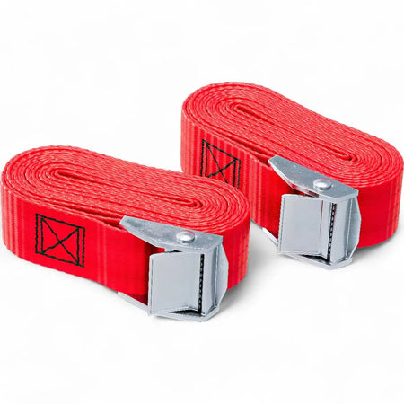 Quickload Cambuckle Tie-Down Strap (300Kg) - 2.5M X 20mm (2-Pack)