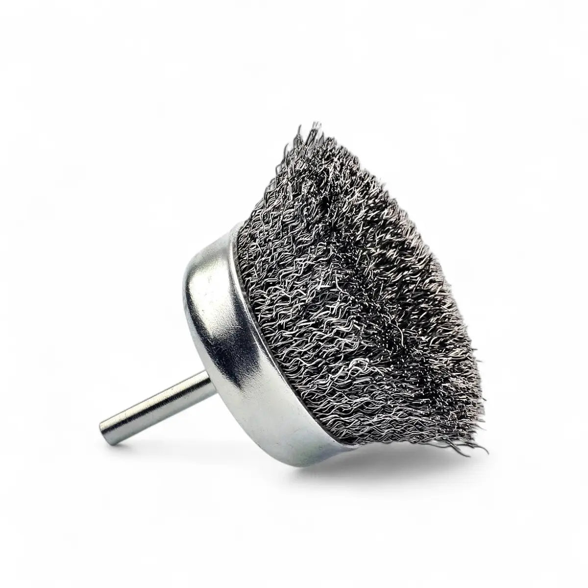 Mounted Wire Cup Brush With 6mm Shaft - 60 X 20mm