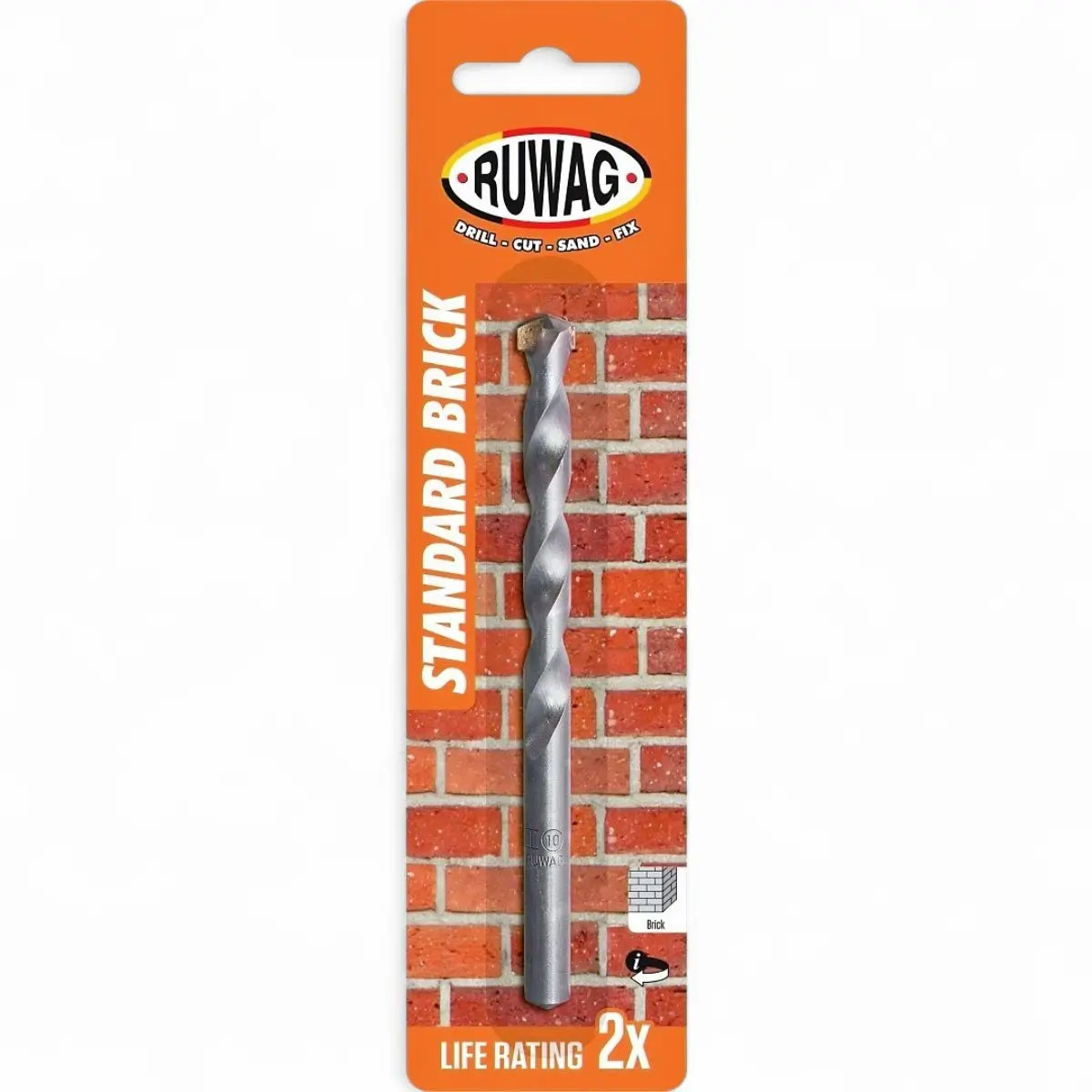 Standard Brick Drill Bit (Carded)