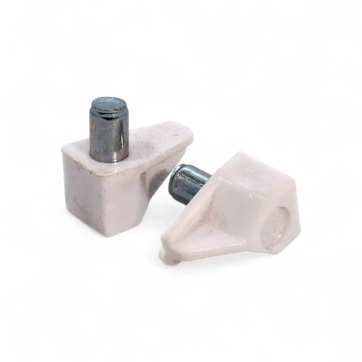 White Plastic Shelf Support Pin (4-Pack)