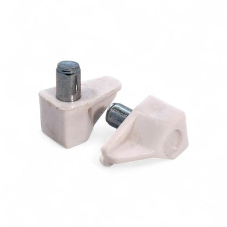 White Plastic Shelf Support Pin (4-Pack)