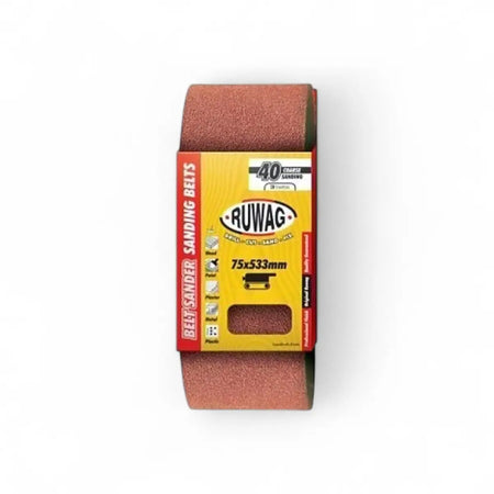Abrasive 3-Pack Sanding Belt 75 x 533mm