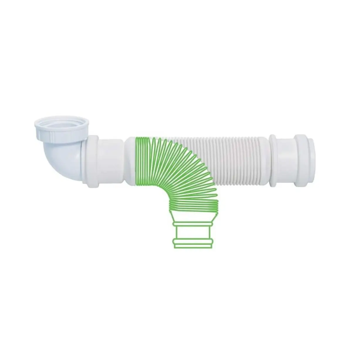 Waterless plumbing trap fitting