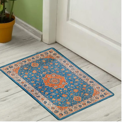 Ethnic pattern floor mat