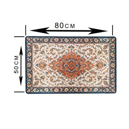 Ethnic pattern floor mat