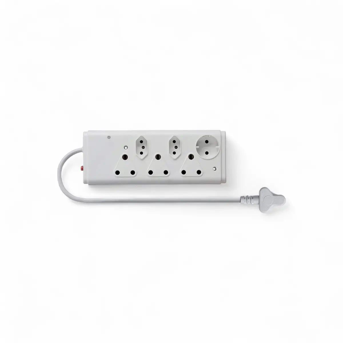 Lesco Multiplug 6 Way Wht Cutoff Switch H05Vv-F 3G1.5Mm2 Multi Plug Adaptor