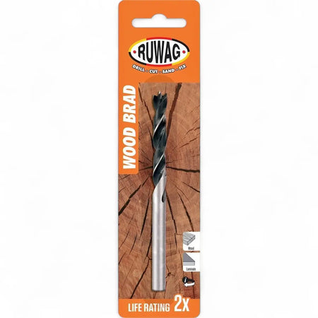 Brad Point Wood Drill Bit (Carded)