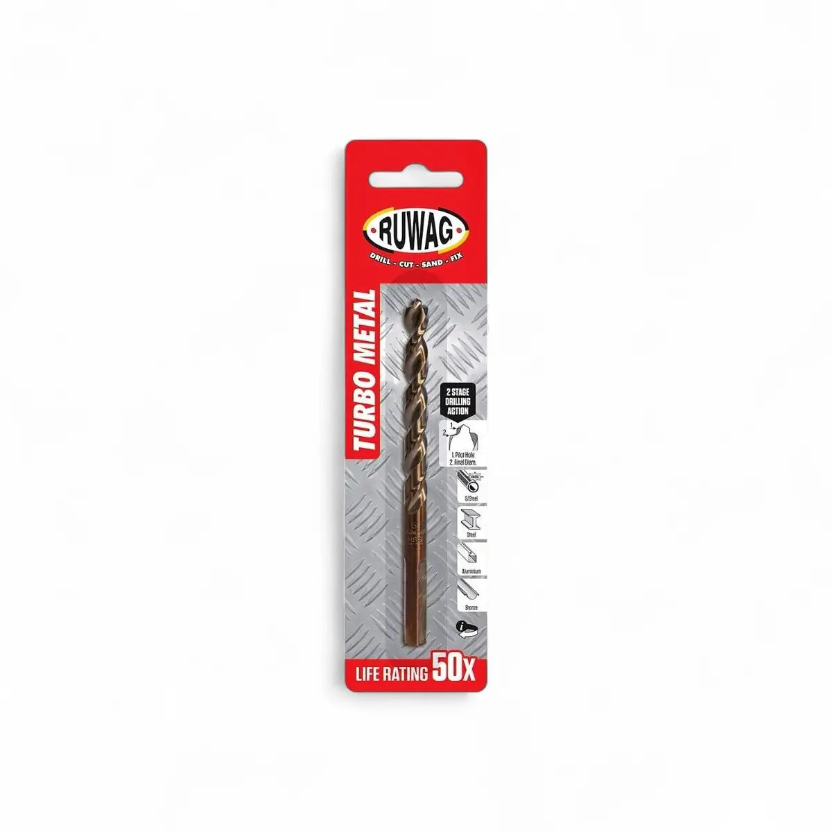 Turbo Metal Drill Bit (Carded)