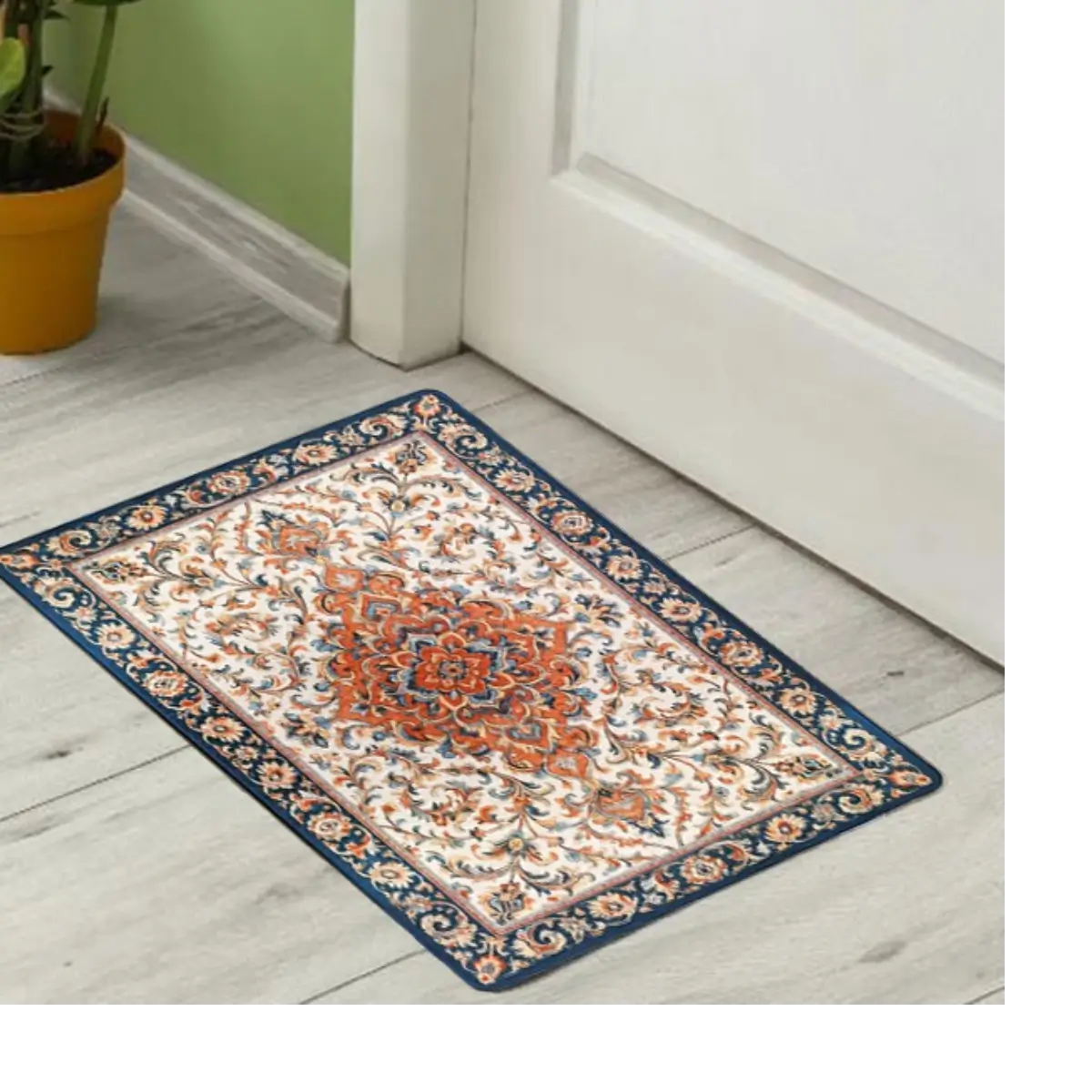 Ethnic pattern floor mat