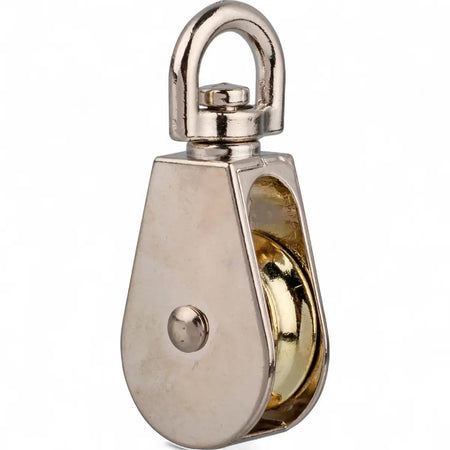 Nickel Plated Single Swivel Pulley - 32mm (Single)